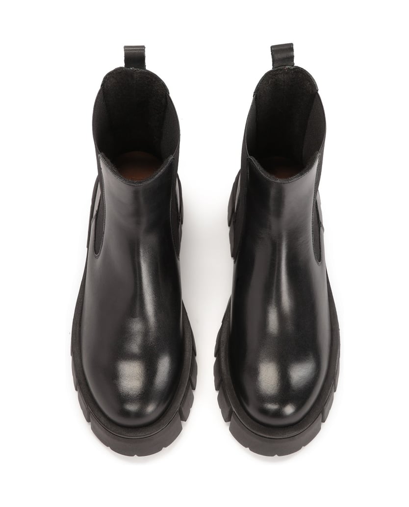 Kazar-Klassische-Stiefel-mit-elastischen-Einsätzen-schwarz