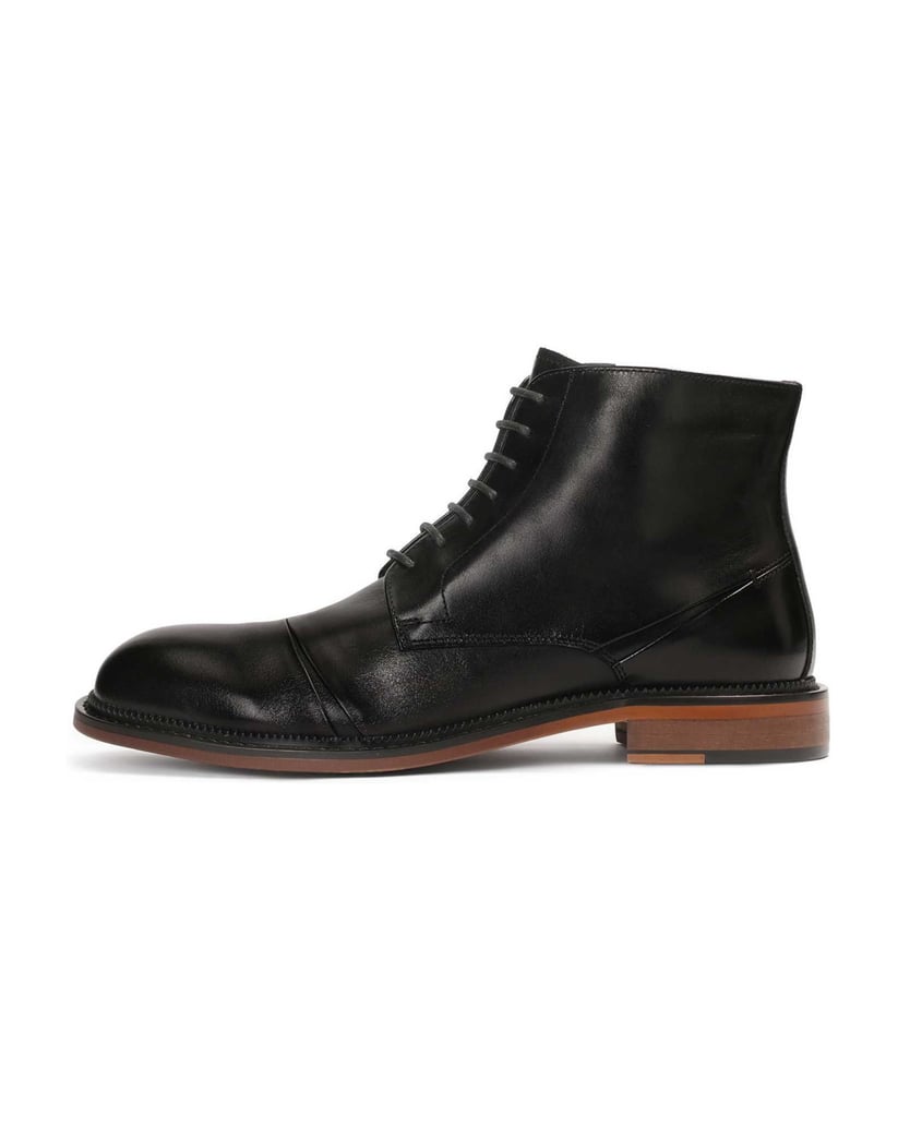 Kazar-Elegante-Herrenstiefel-mit-gebundenem-Schaft-schwarz