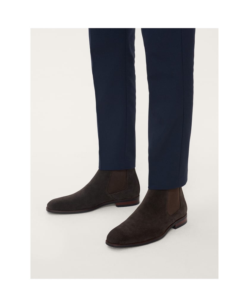 Kazar-Herren-Chelsea-Stiefel-aus-braunem-Wildleder-dunkelbraun