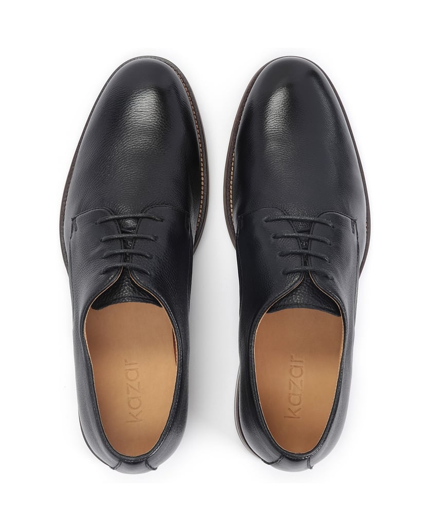 Kazar-Schwarze-Derby-Lederschuhe-für-Herren