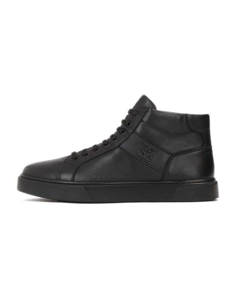 Kazar-Hohe-Turnschuhe-für-Männer-mit-Monogramm-schwarz