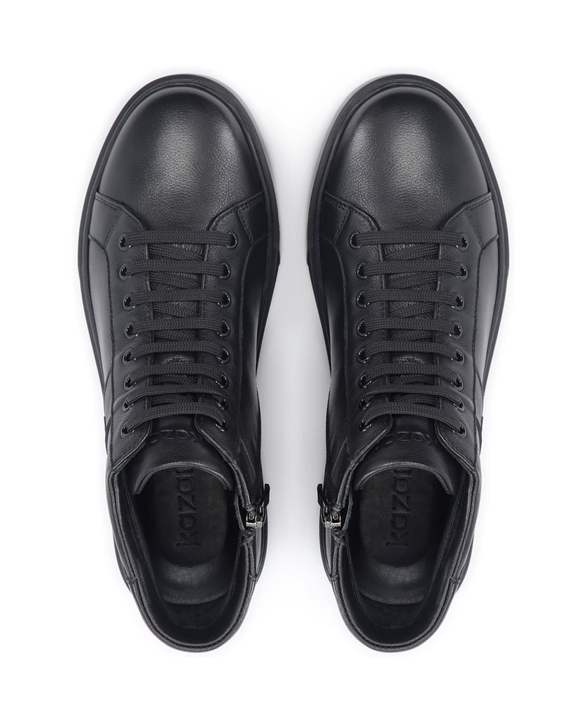 Kazar-Hohe-Turnschuhe-für-Männer-mit-Monogramm-schwarz