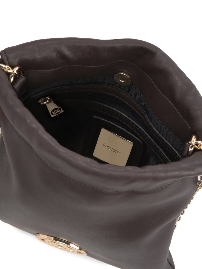 Kazar-Kleiner-Ledersack-an-einer-Kette