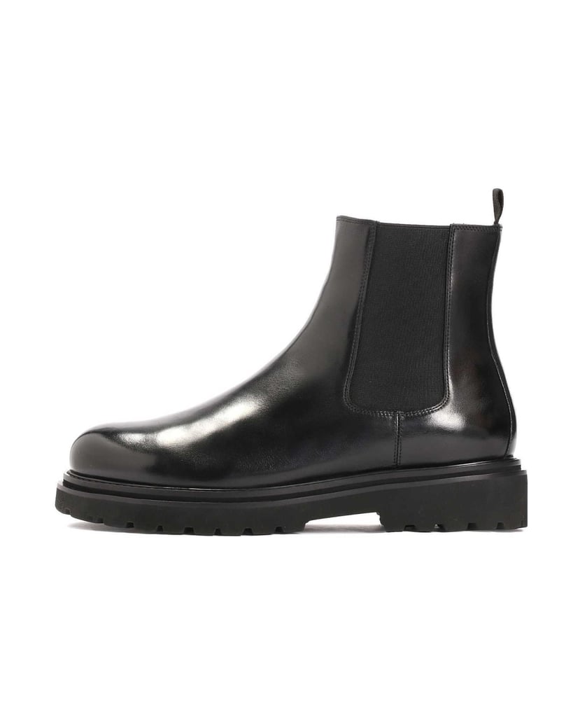Kazar-Isolierte-Chelsea-Stiefel-aus-Leder-schwarz