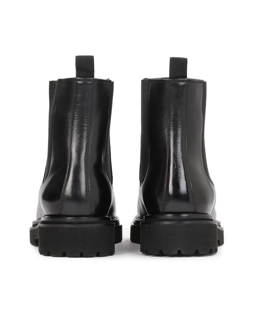 Kazar-Isolierte-Chelsea-Stiefel-aus-Leder-schwarz