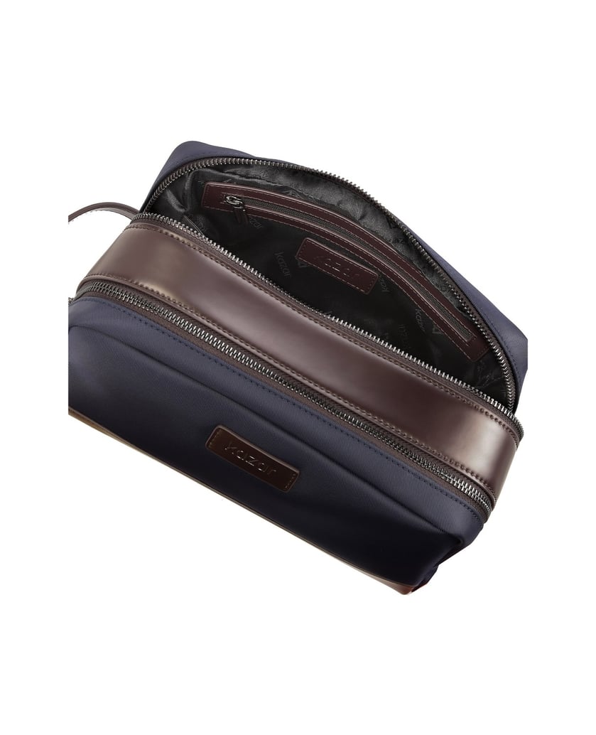Kazar-Herren-Kosmetiktasche-aus-kombinierten-Materialien-dunkelblau