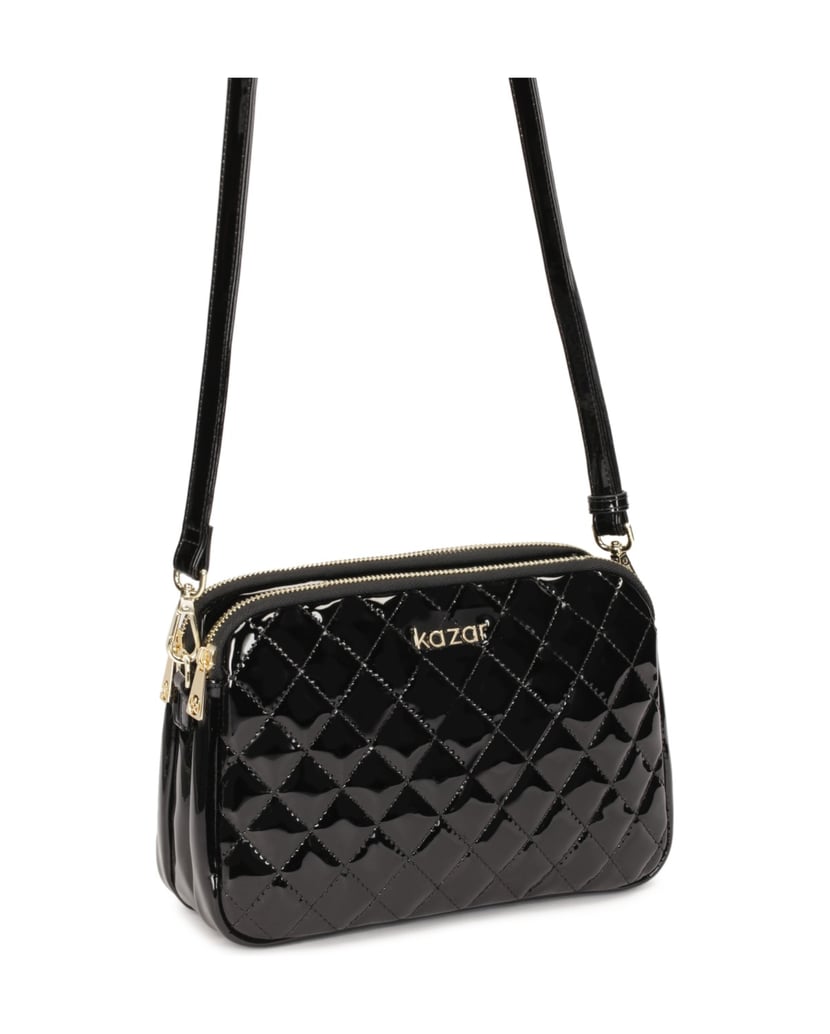 Kazar-Patent-Gürtelhandtasche-schwarz