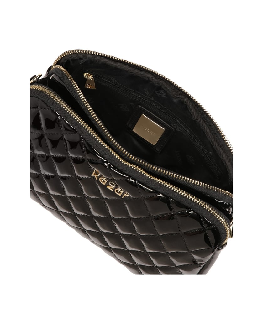 Kazar-Patent-Gürtelhandtasche-schwarz