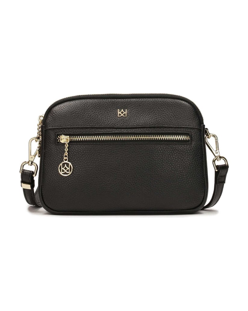 Kazar-Urban-Leder-Gürtel-Handtasche-schwarz