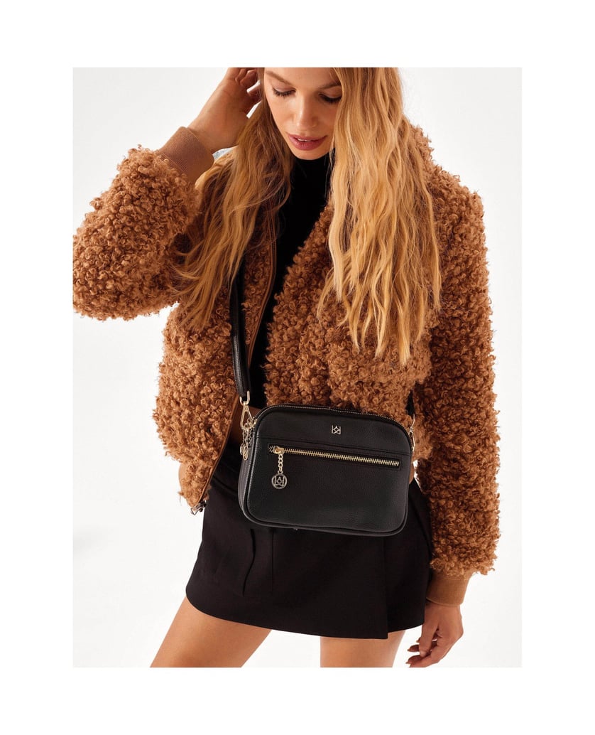 Kazar-Urban-Leder-Gürtel-Handtasche-schwarz