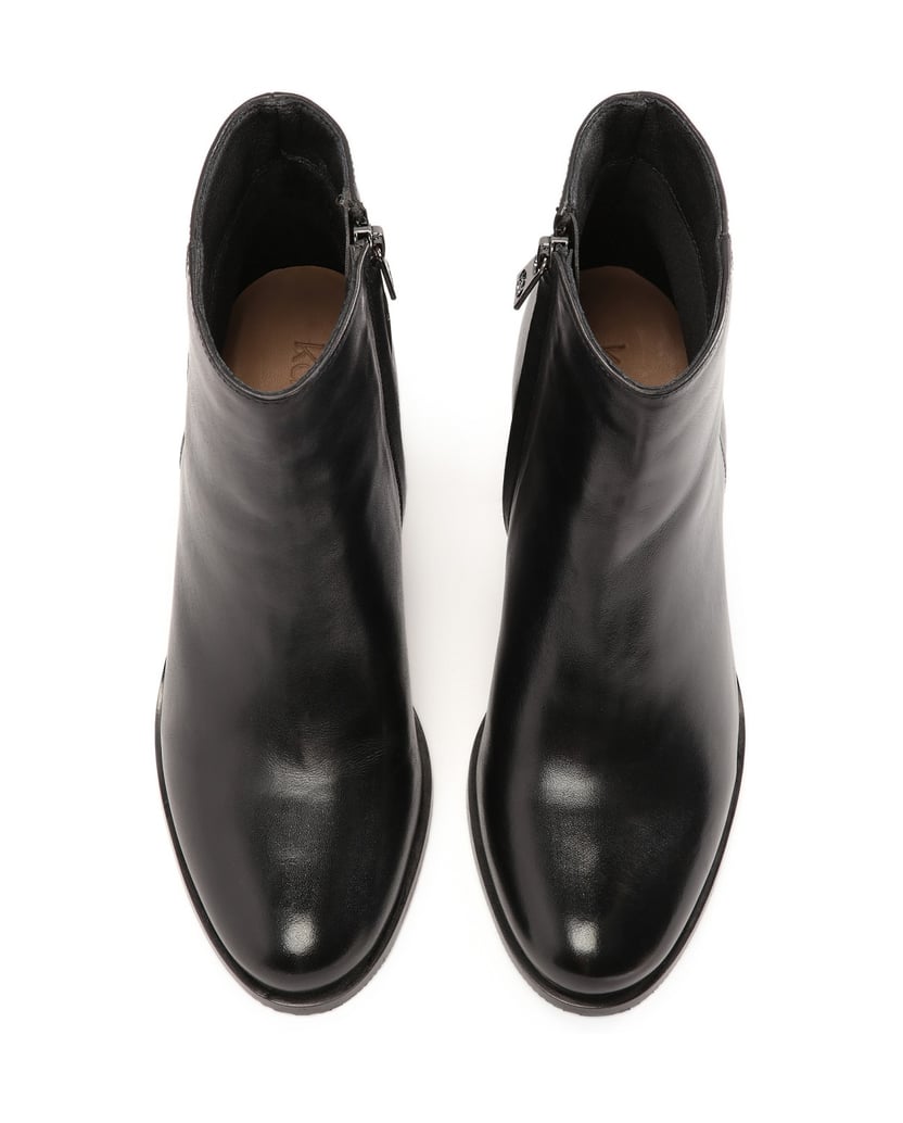 Kazar-Schwarze-Stiefel-mit-breiten-Absätzen-im