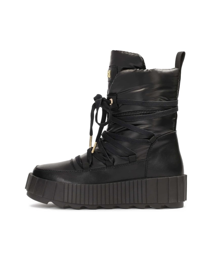 Kazar-Schwarze-Damen-Schneestiefel-mit-dicker-Sohle-schwarz