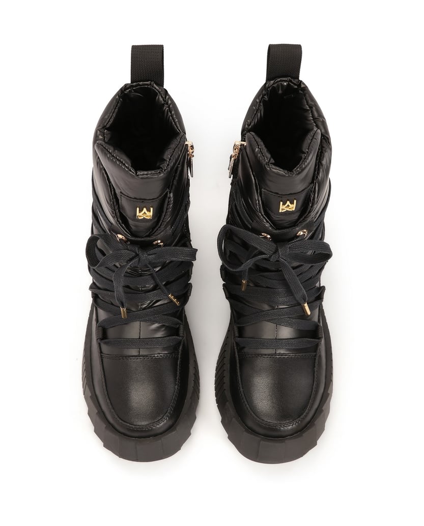 Kazar-Schwarze-Damen-Schneestiefel-mit-dicker-Sohle-schwarz