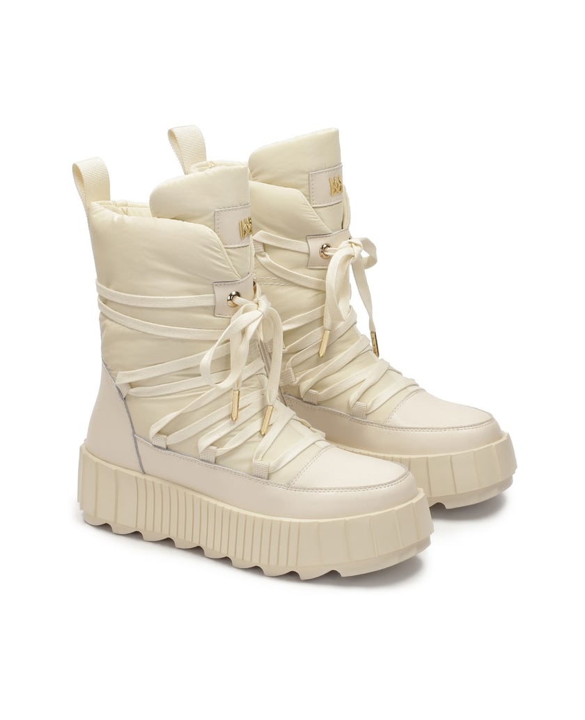 Kazar-Modische-Schneestiefel-in-der-Farbe-Beige-beige