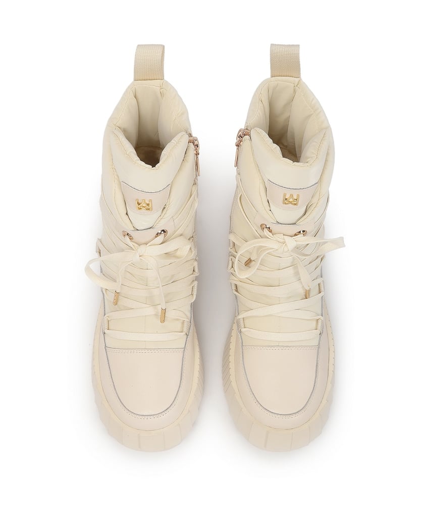 Kazar-Modische-Schneestiefel-in-der-Farbe-Beige-beige