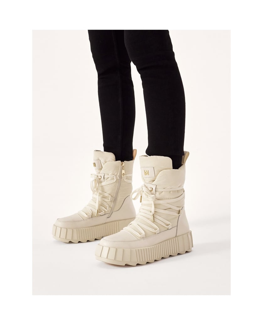 Kazar-Modische-Schneestiefel-in-der-Farbe-Beige-beige