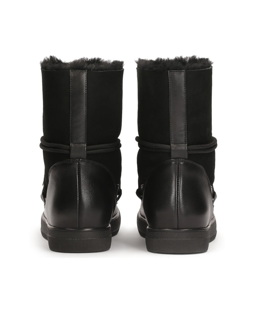 Kazar-Schwarze-Schneestiefel-mit-Obermaterial-aus-Wildleder-schwarz