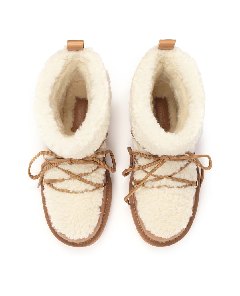 Kazar-Braune-und-cremefarbene-Damen-Schneestie-braun