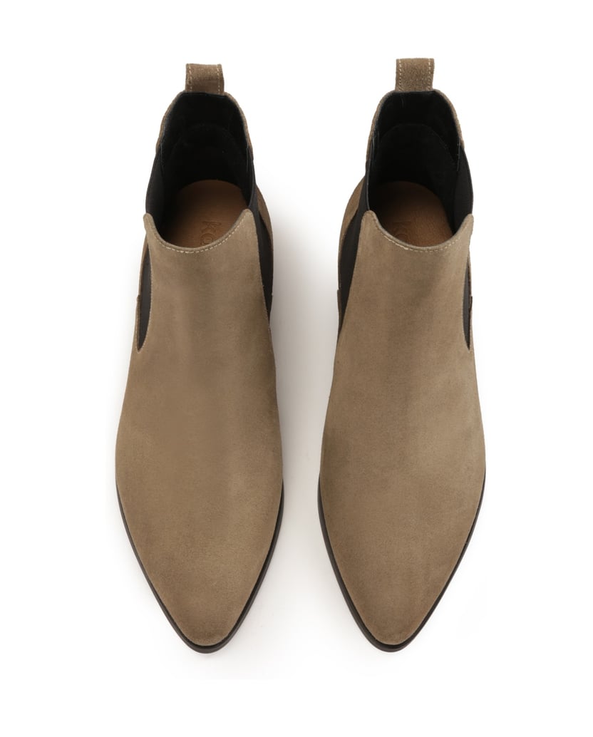 Kazar-Taupefarbene-Chelsea-Stiefel-aus-Wildleder-taupe