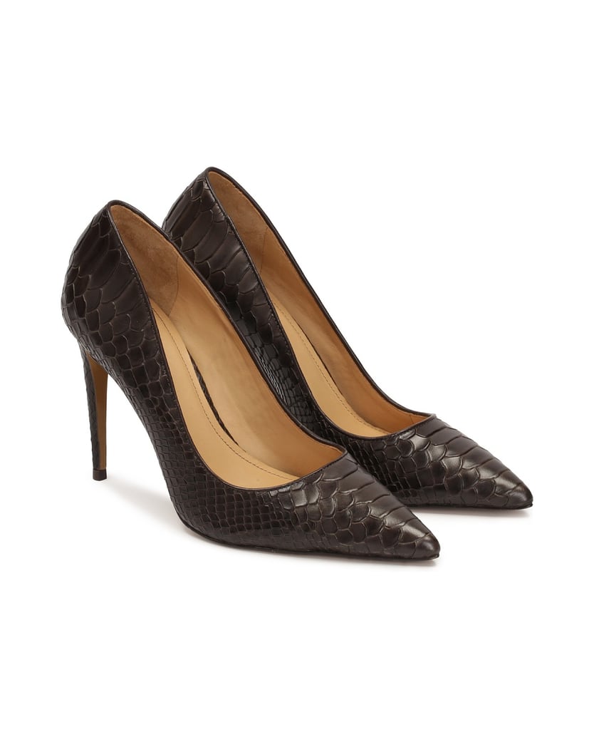 Kazar-Braune-Pumps-mit-exotischem-Motiv-dunkelbraun