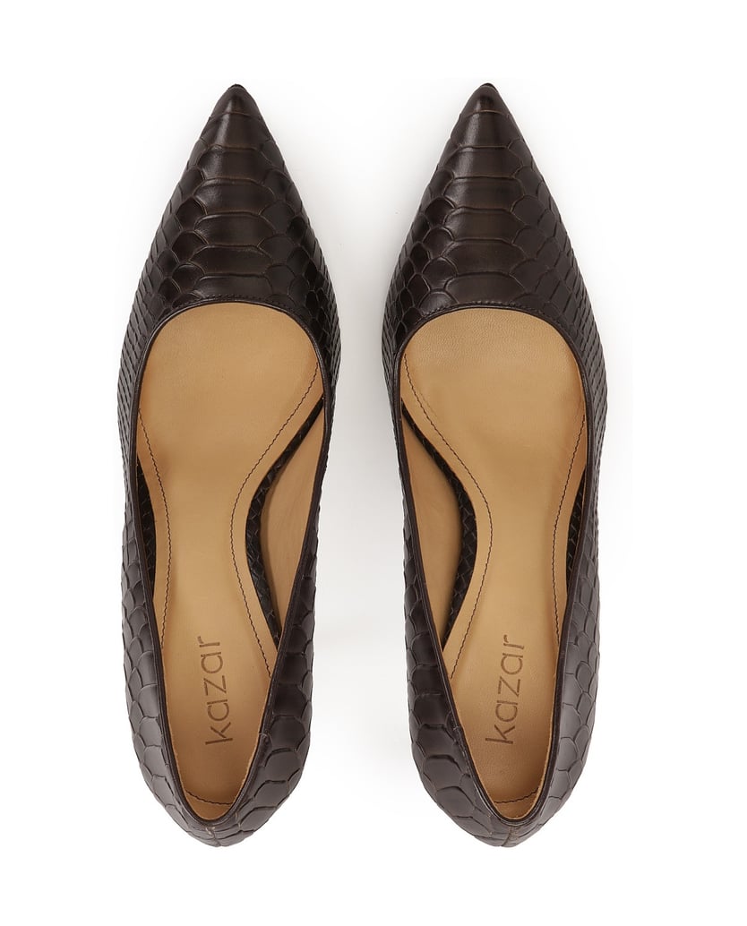 Kazar-Braune-Pumps-mit-exotischem-Motiv-dunkelbraun