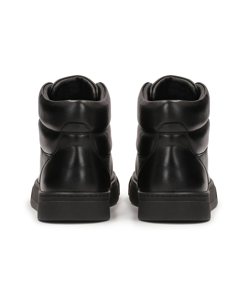 Kazar-High-Top-Sneaker-aus-Naturleder-in-schwarzer-Farbe-schwarz