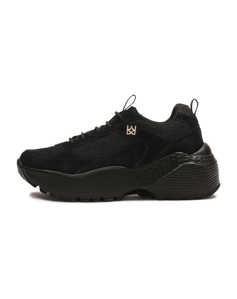 Kazar-Schwarze-Turnschuhe-mit-fester-Sohle-schwarz