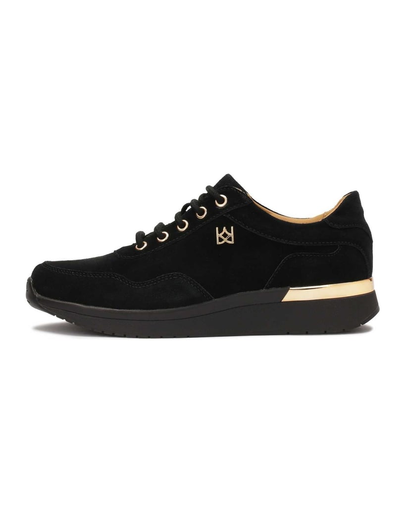 Kazar-Schwarze-Wildleder-Turnschuhe-schwarz
