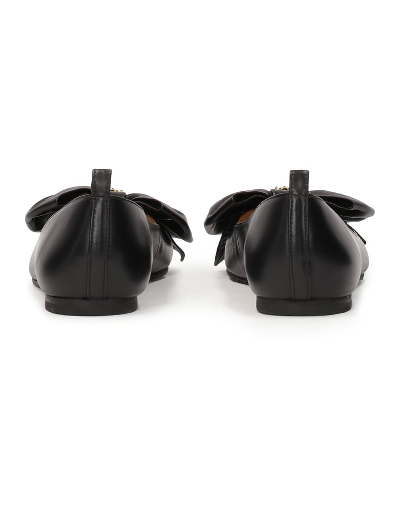 Kazar-Schwarze-Ballerinas-mit-großen-Schleifen-schwarz