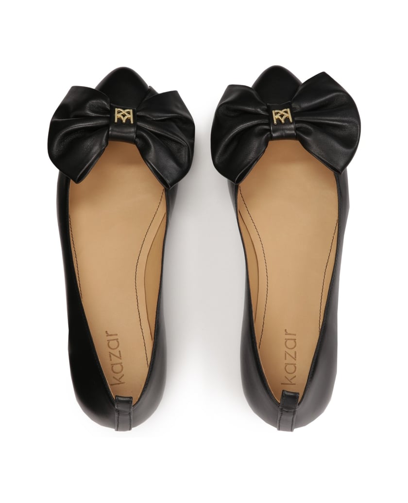 Kazar-Schwarze-Ballerinas-mit-großen-Schleifen-schwarz