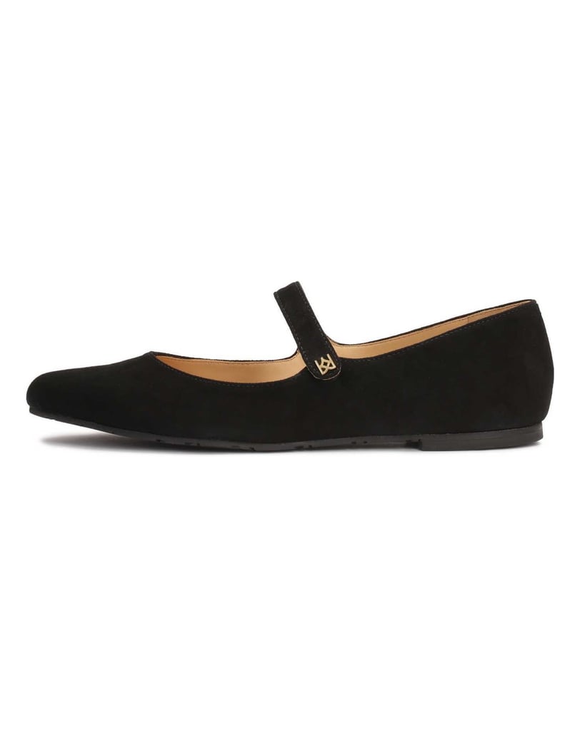 Kazar-Schwarze-Ballerinas-aus-Wildleder-im-Mary-Jane-Stil-schwarz