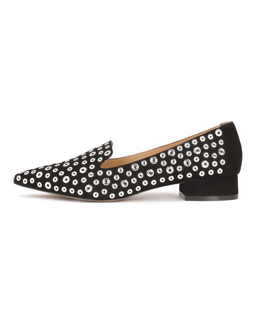 Kazar-Flache-Wildlederpumps-mit-Nieten-schwarz