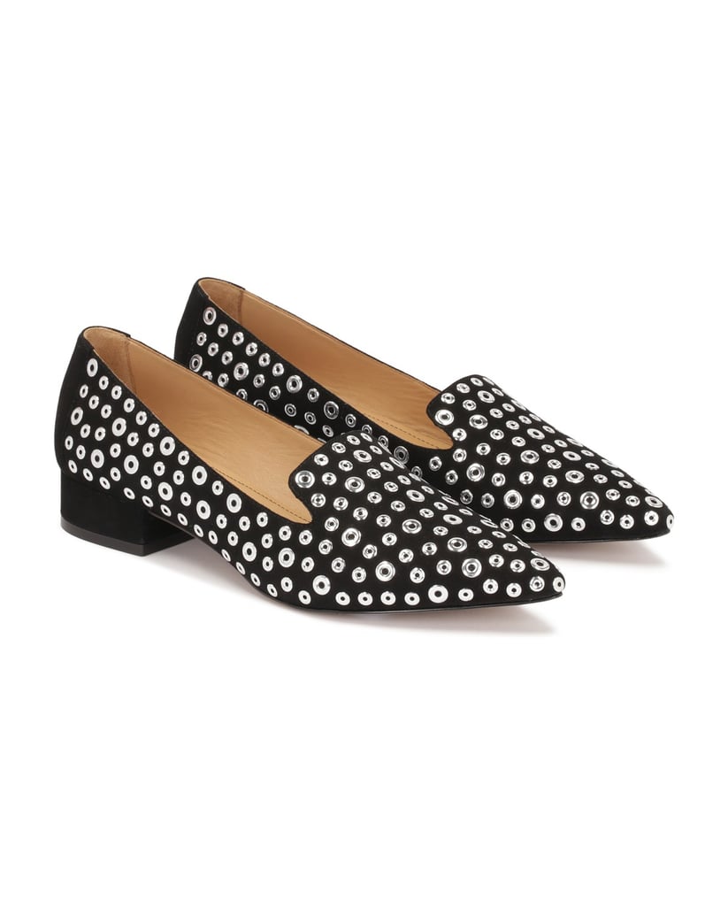 Kazar-Flache-Wildlederpumps-mit-Nieten-schwarz
