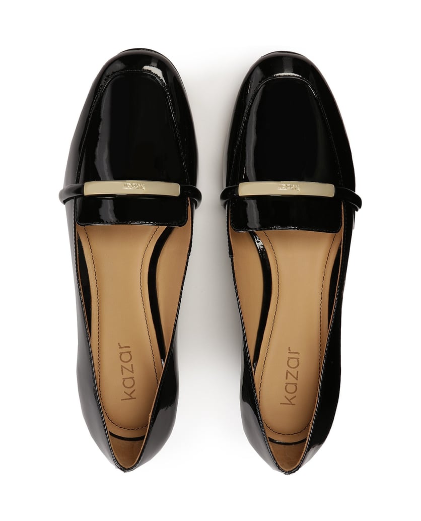 Kazar-Flache-Pumps-aus-Lackleder-schwarz