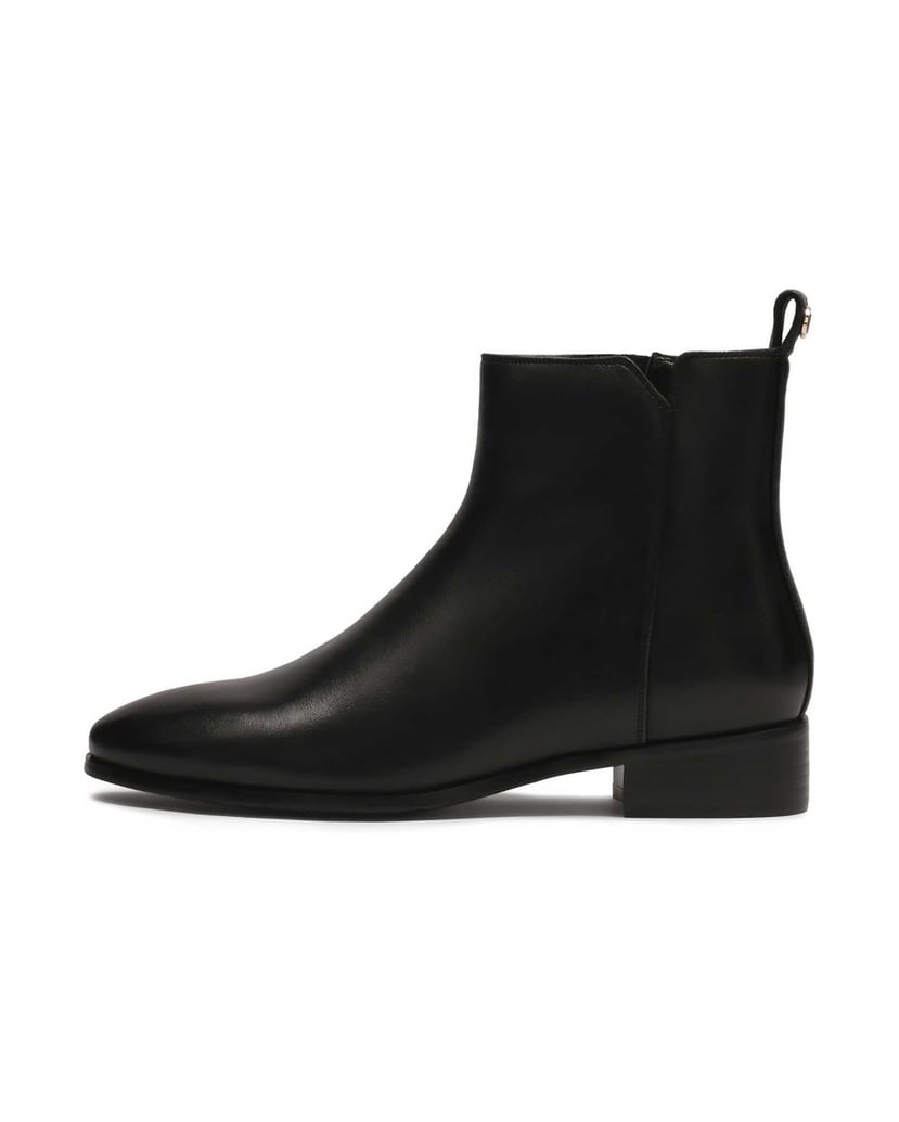 Kazar-Flache-Stiefel-mit-Reißverschluss-schwarz