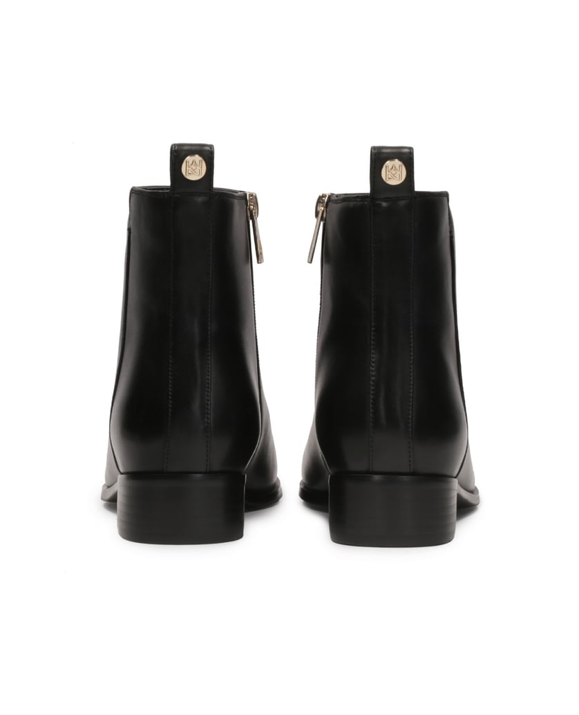 Kazar-Flache-Stiefel-mit-Reißverschluss-schwarz