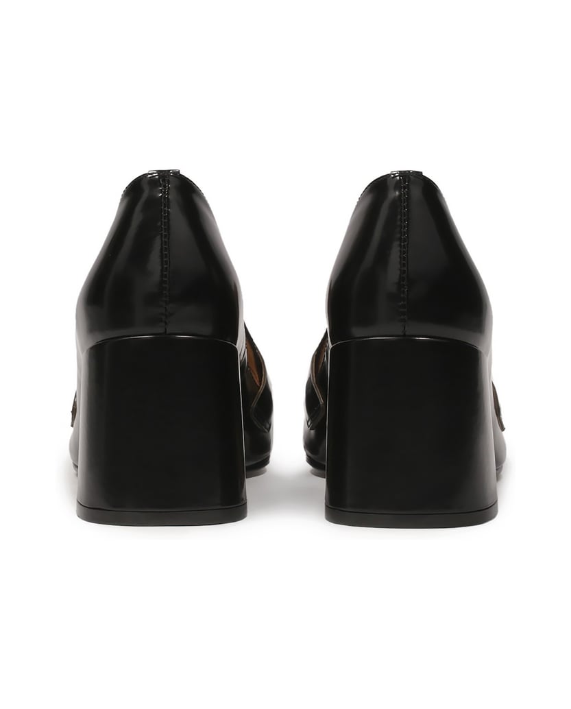 Kazar-Schwarze-Pumps-mit-Quasten-und-breitem-Absatz-schwarz