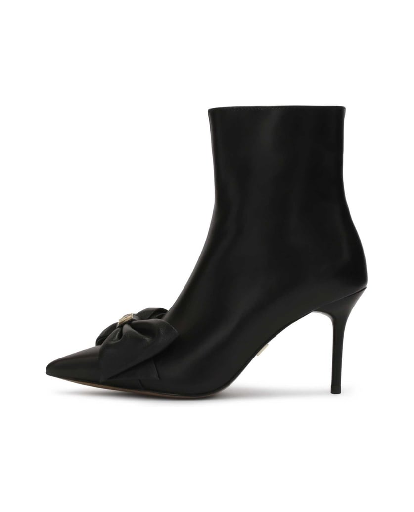 Kazar-Klassische-Stiefel-mit-einer-großen-Schleife-schwarz