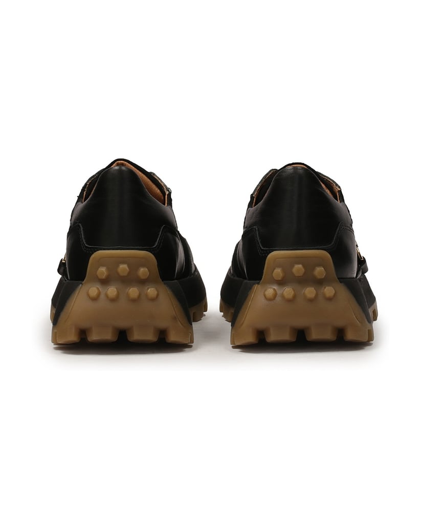 Kazar-Schwarze-Turnschuhe-mit-kontrastierender-Sohle-schwarz