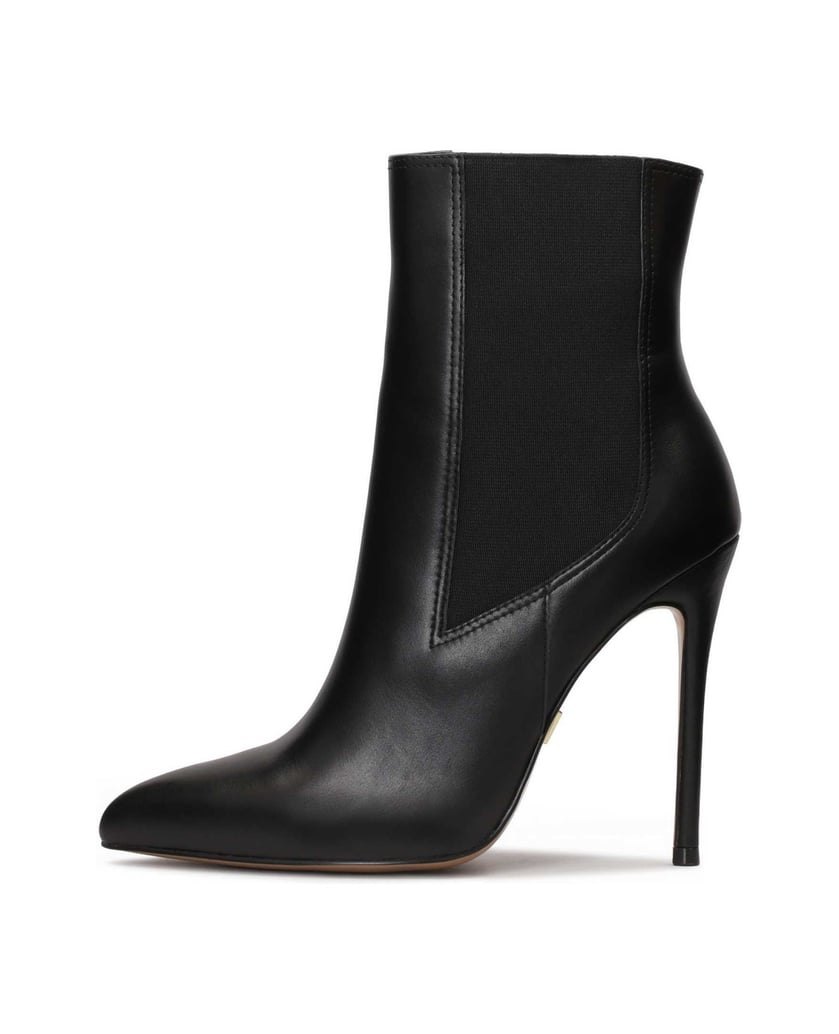 Kazar-Schwarze-Schlupfstiefel-mit-schmalem-Absatz-schwarz