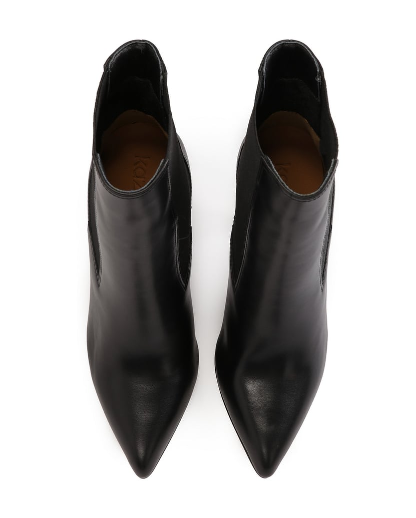 Kazar-Schwarze-Schlupfstiefel-mit-schmalem-Absatz-schwarz