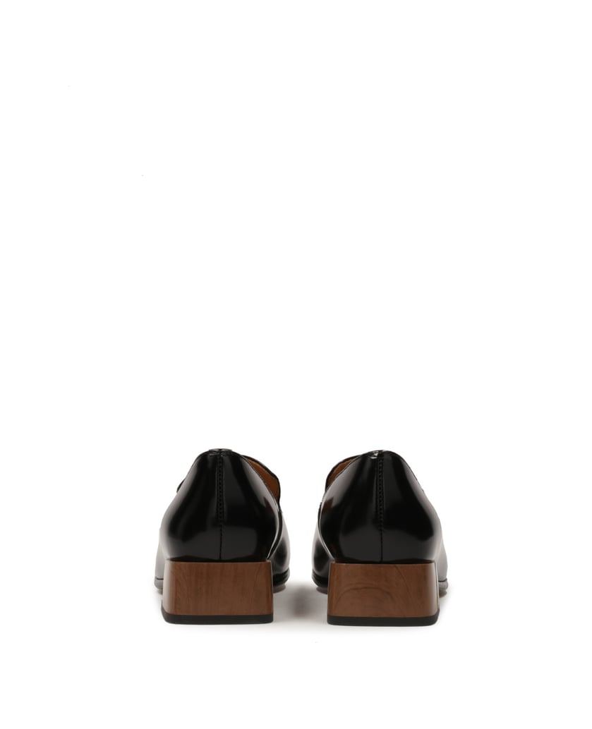 Kazar-Schwarze-Schuhe-mit-verziertem-Absatz-schwarz