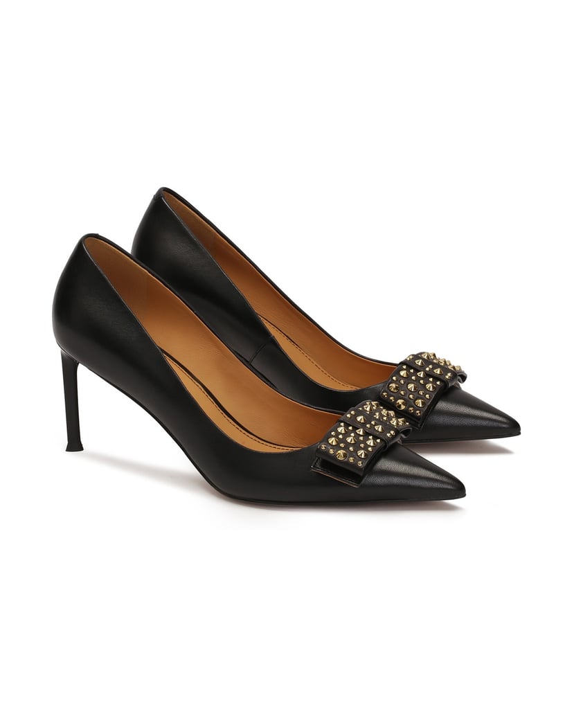 Kazar-Schwarze-Pumps-mit-großen-verzierten-Schleifen-schwarz