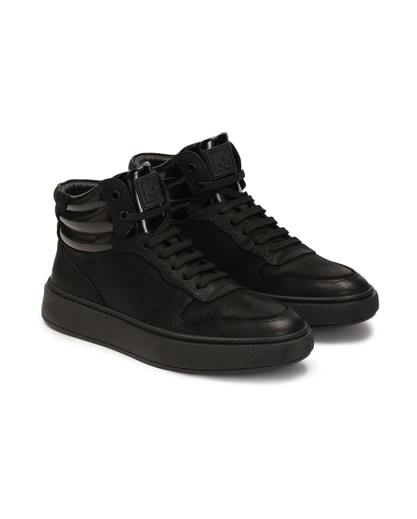 Kazar-Schwarze-Turnschuhe-mit-hohem-Schaft-schwarz