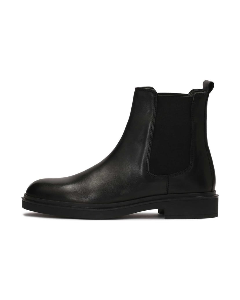Kazar-Schwarze-Chelsea-Stiefel-aus-Glattleder-schwarz