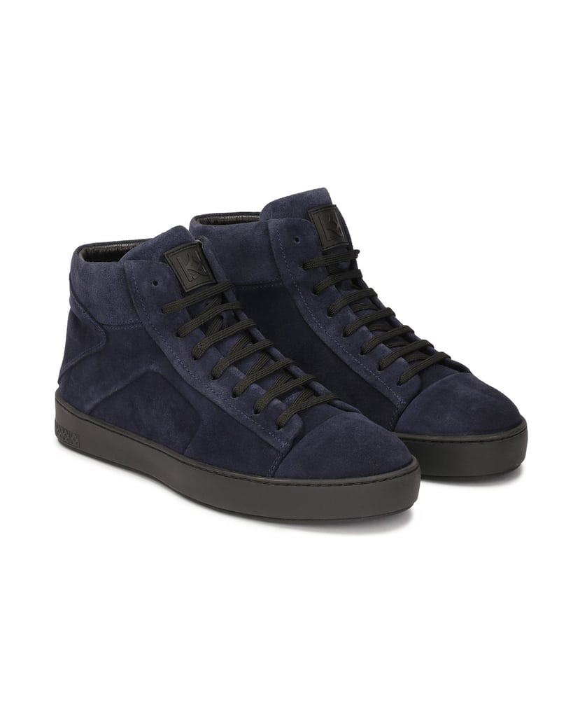 Kazar-Marineblaue-Turnschuhe-mit-hohem-Schaft-zum-Schnüren-dunkelblau