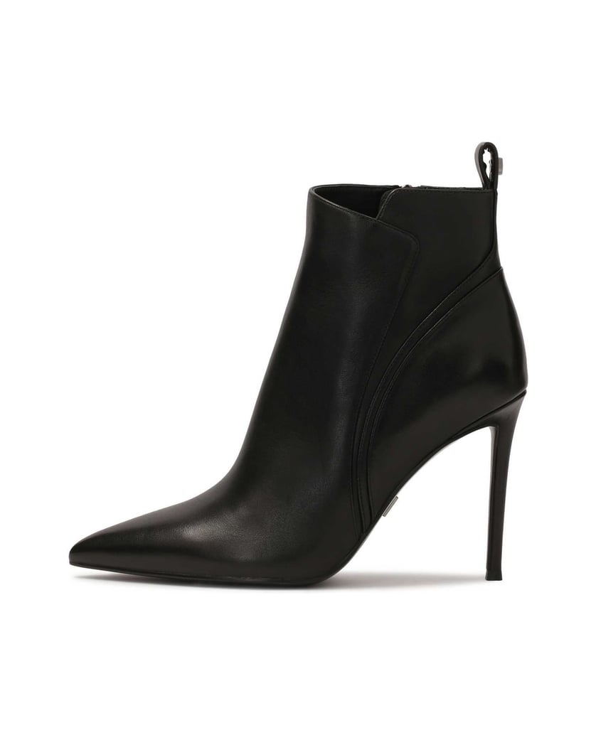 Kazar-Schwarze-Stiefel-mit-gewellten-Nähten-auf-dem-Schaft-schwarz