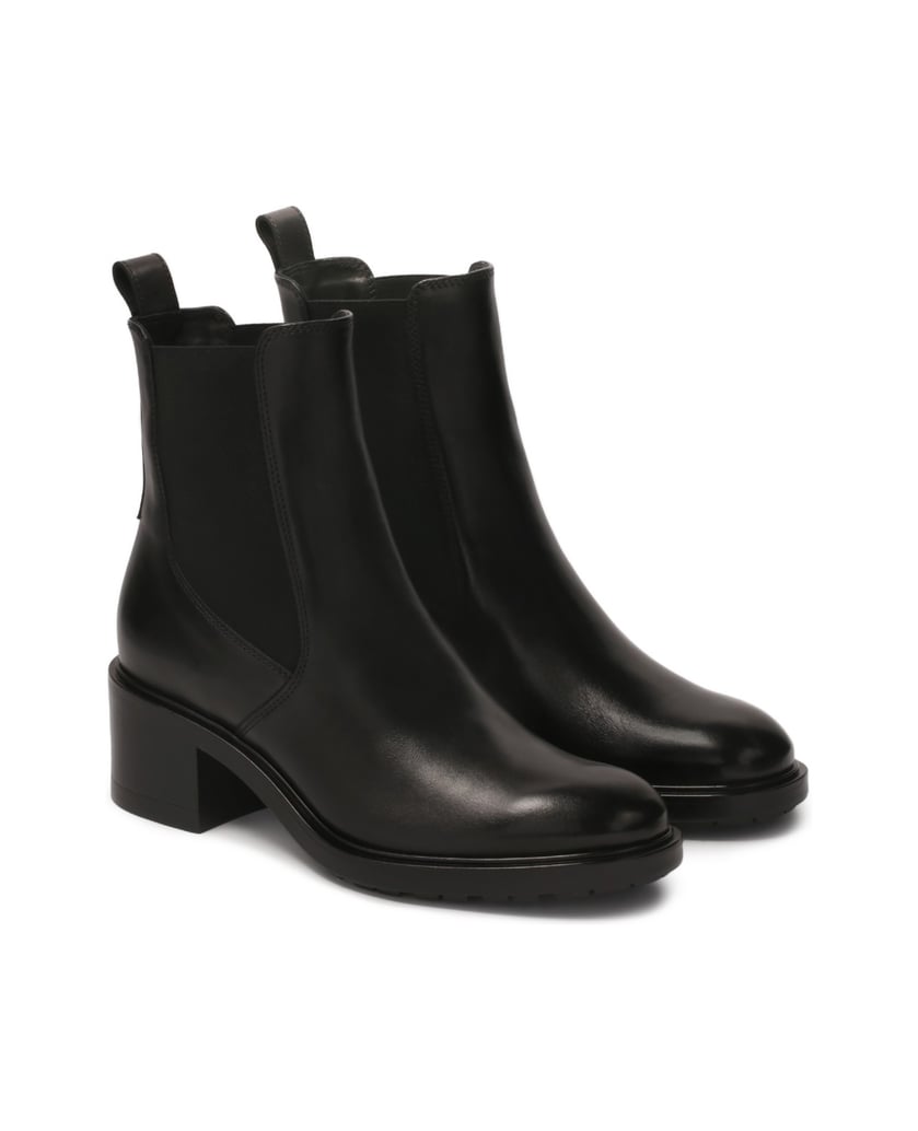 Kazar-Schwarze-Stiefel-mit-Gummieinsätzen-schwarz