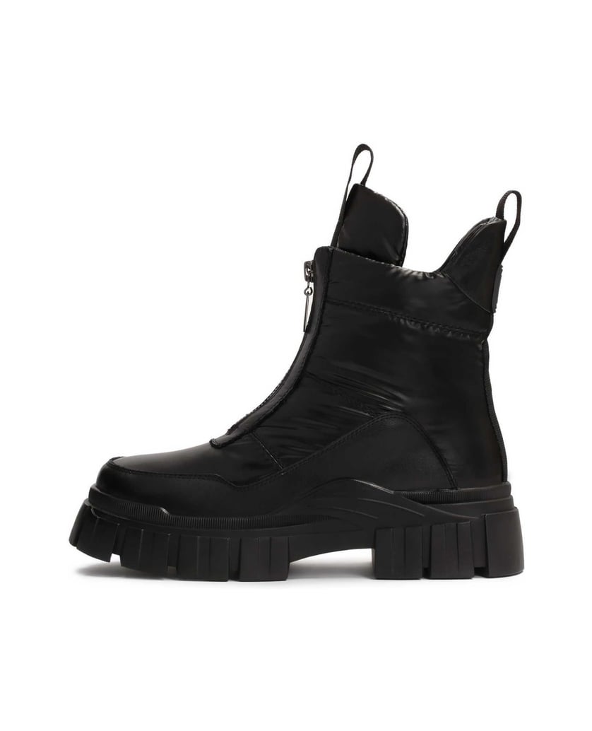 Kazar-Schwarze-Schneestiefel-mit-Puffschaft-schwarz