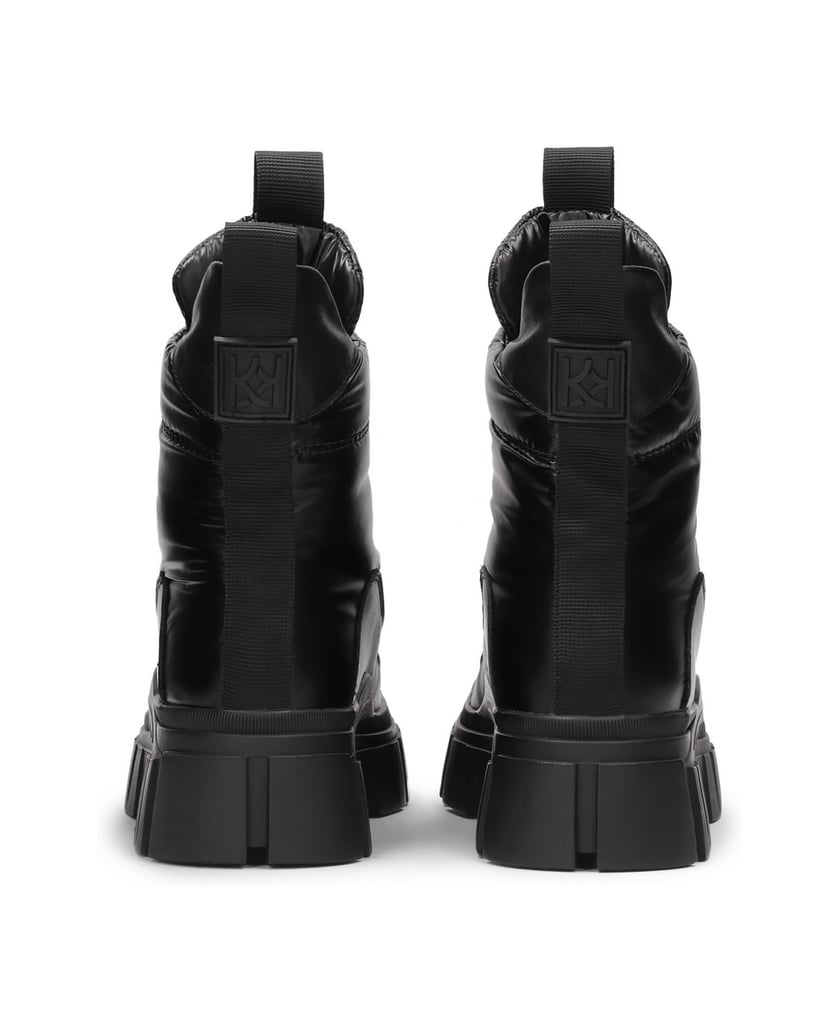 Kazar-Schwarze-Schneestiefel-mit-Puffschaft-schwarz